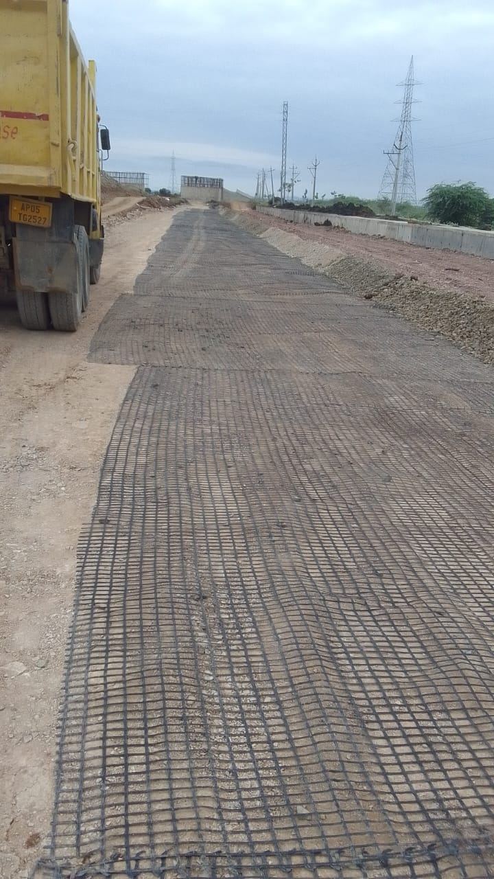 Highway road compaction and grading for MEIL