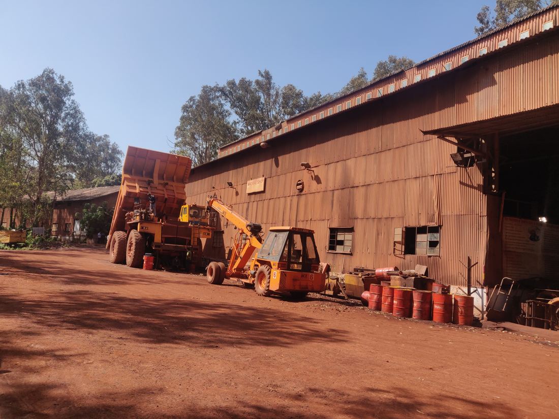 Civil and retaining structure works at NMDC Donimalai