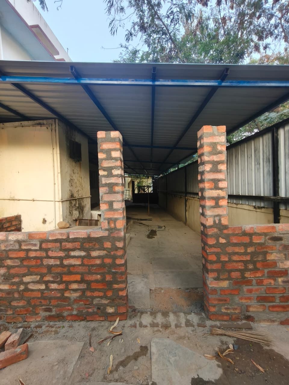 GI structural fabrication at St. Joseph's Convent